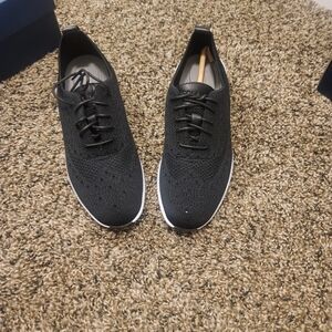 Cole Haan Black Knit Loafers